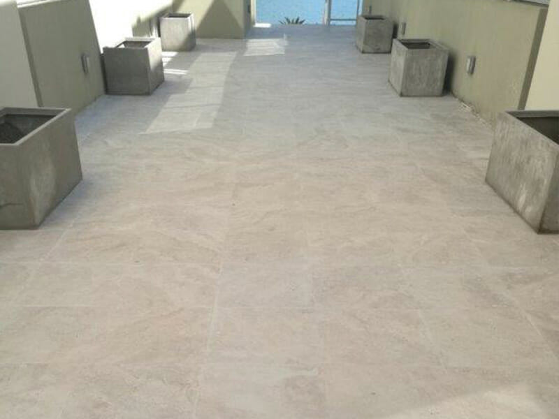 Travertine Honing and Sealing After