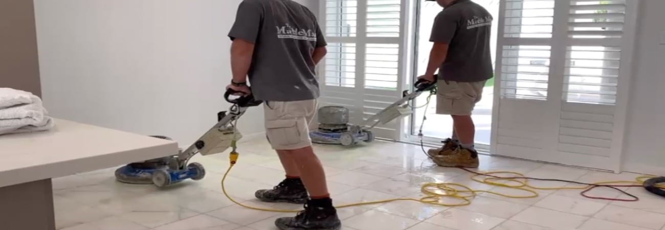Floor polishing
